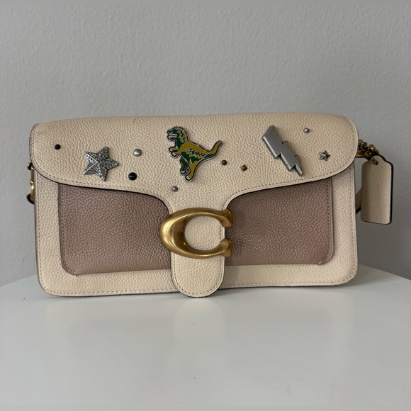 EUC Embellished Coach Tabby Shoulder Bag 26Designer Crossbody Purse